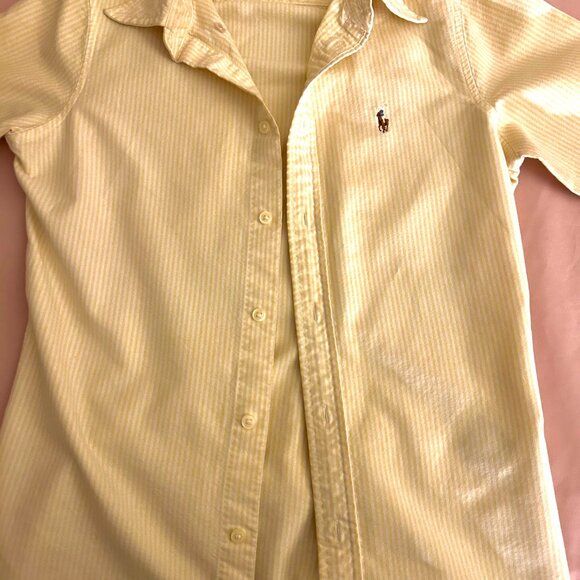 Ralph Lauren- Vintage striped yellow button-up - Picture 3 of 5